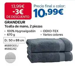 Costco Toalla de mano oferta