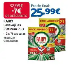 Costco Fairy - lavavajillas platinum plus oferta