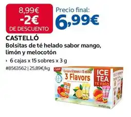 Costco Mango - bolsitas de te helado sabor mango oferta