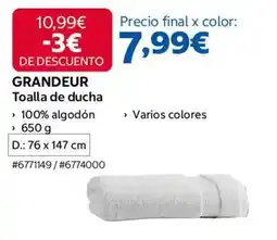 Costco Toalla de ducha oferta