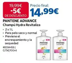 Costco Pantene - advance champú hydra revitaliza oferta