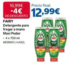 Costco Fairy - detergente para fregar a mano maxi poder oferta
