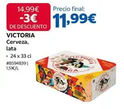 Costco Victoria - cerveza lata oferta
