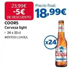 Costco Coors - cerveza light oferta