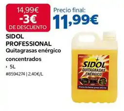 Costco Sidol - quitagrasas energeico concentrados oferta