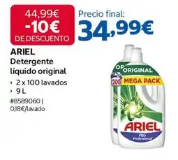 Costco Ariel - detergente líquido original oferta