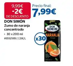 Costco Don simón - zumo de naranja concentrado oferta