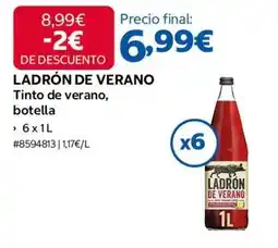 Costco Ladrón de manzanas - tinto de verano botella oferta