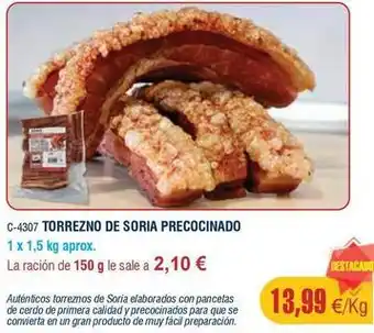 Torrezno de soria precocinado