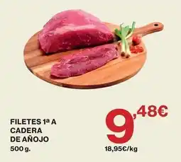 Hipercor Filetes 1a a cadera de anojo oferta