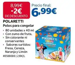 Costco Polos para congelar oferta
