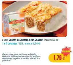 Abordo Ideal - crema bechamel brik casera oferta