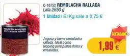 Abordo Ideal - remolacha rallada oferta