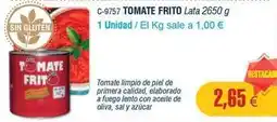 Abordo A fuego lento - tomate frito oferta