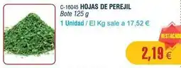 Abordo Hojas de perejil oferta