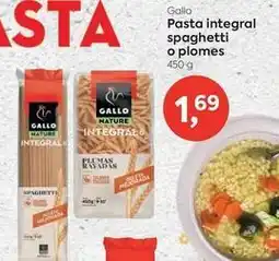 Suma Supermercados Gallo - pasta integral spaghetti o plomes oferta