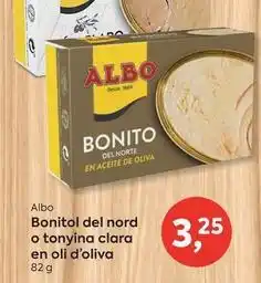 Suma Supermercados Albo - bonito del nord o tonyina clara en oli d'oliva oferta