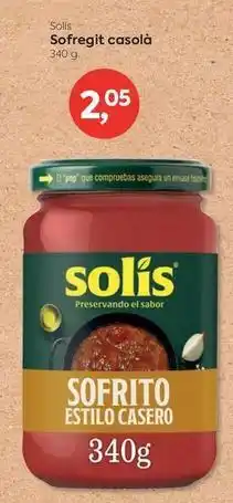 Suma Supermercados Solís - sofrito estillo casero oferta