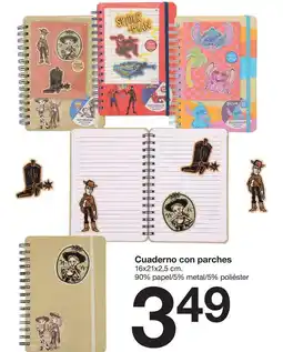 Zeeman Marvel - cuaderno con parches oferta