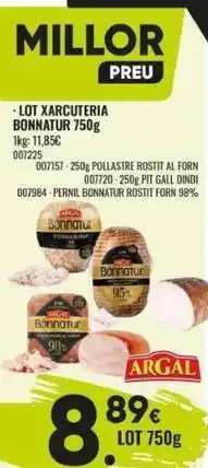 Family Cash Bonnatur - lot xarcuteria oferta