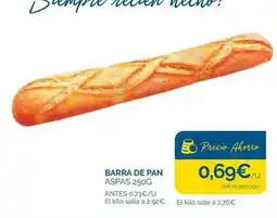 Cash Ecofamilia Pan - barra de oferta