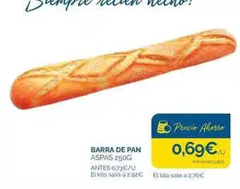 Cash Ecofamilia Pan - barra de oferta