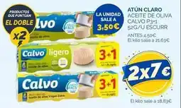 Cash Ecofamilia Calvo - atun claro aceite de oliva oferta