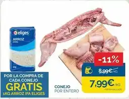 Cash Ecofamilia Eliges - conejo oferta