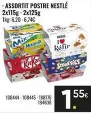 Family Cash Nestlé - assortit postre oferta