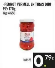 Family Cash Didi - pebrot vermell en tiras oferta