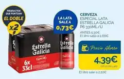 Cash Ecofamilia Estrella - cerveza especial lata galicia p6 330ml oferta