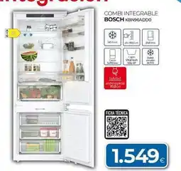 Tien 21 Bosch - combi integrable kbn36add oferta