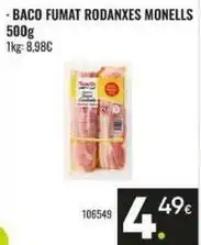 Family Cash Monells - baco fumat oferta