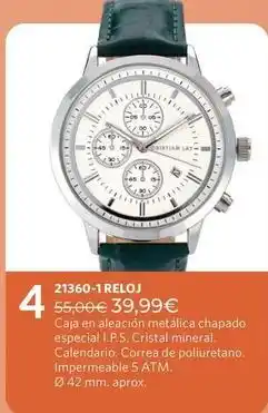Cristian Lay Cristal - caja en elaecaico metálica chapado especial p.s. mineral oferta