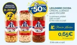 Cash Ecofamilia Luengo - legumbre cocida cristal oferta