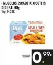 Family Cash Didi - musclos escabetx xicotets oferta