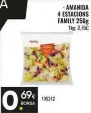 Family Cash Family - amanida 4 estacions oferta