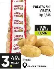 Family Cash Origen - patates 5+1 gratis oferta