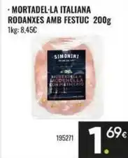 Family Cash Mortadel-la italiana amb festuc oferta