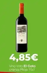 Comerco Cash & Carry El coto - vino tinto crianza rioja oferta