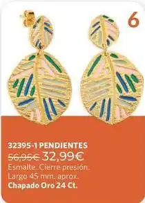 Cristian Lay Oro - 32395-1 pendientes oferta