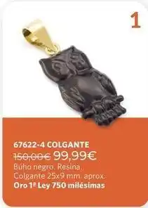 Cristian Lay Oro - colgante oferta