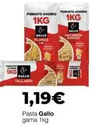 Comerco Cash & Carry Gallo - pasta gama oferta