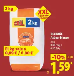 Lidl BELBAKE Azúcar blanco oferta