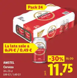 Lidl AMSTEL Cerveza oferta