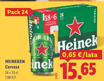 Lidl HEINEKEN Cerveza oferta
