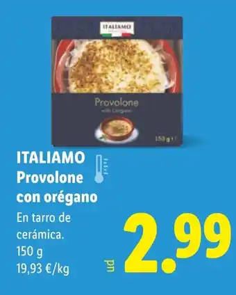 Lidl ITALIAMO Provolone con orégano oferta