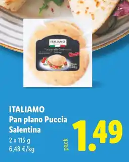 Lidl ITALIAMO Pan plano Puccia Salentina oferta