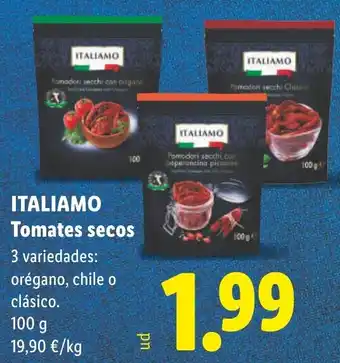 Lidl ITALIAMO Tomates secos oferta