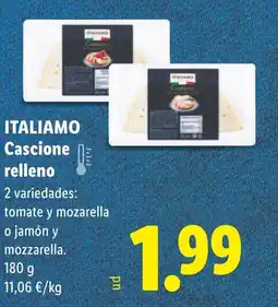 Lidl ITALIAMO Cascione relleno oferta